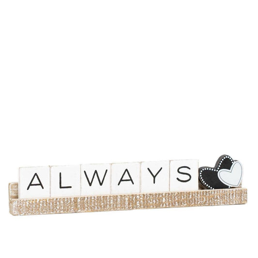 Always 12x2x1 wood ledgie kit (ALWAYS) Wedding Decor