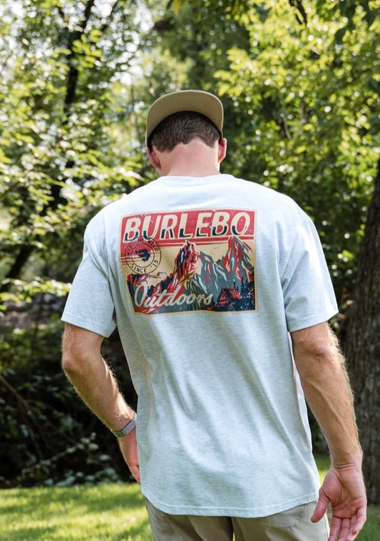 Burlebo SS Tee-Into The Wild-Ash Gray