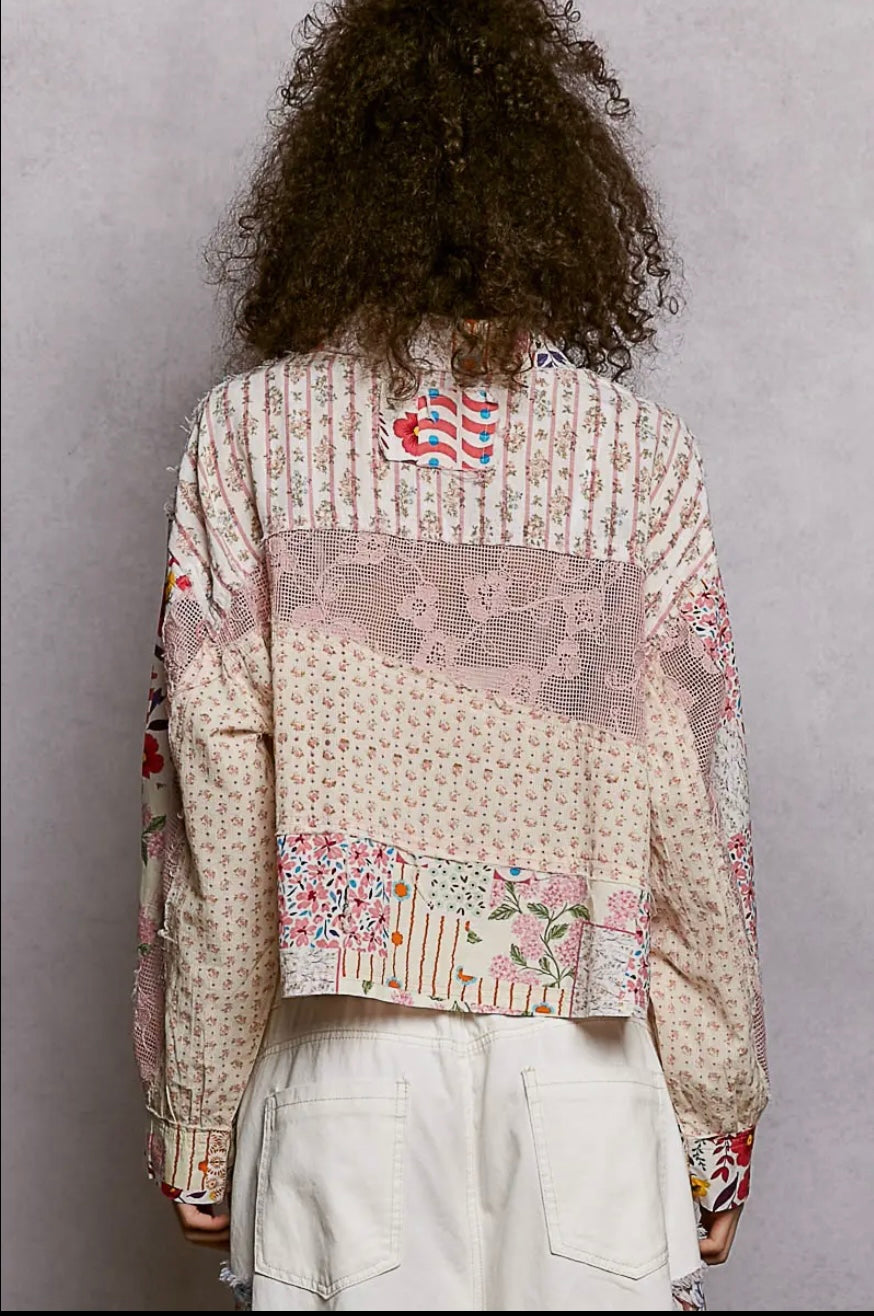 Natural/Pink Multi Top – The Fashion Hive