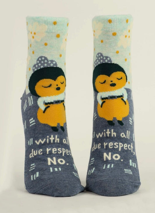 With All Due Respect Ankle Sock